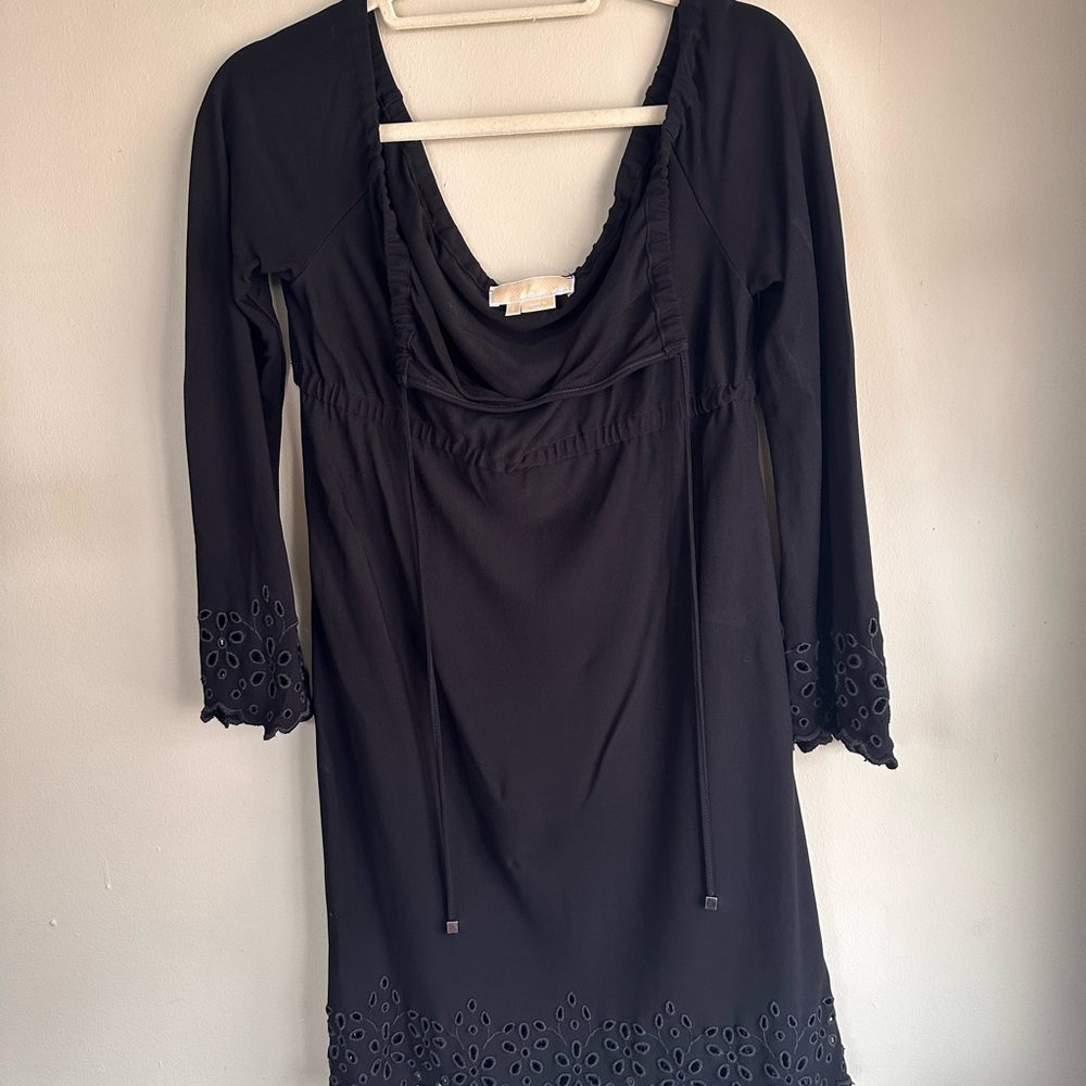 Michael Kors Black Long Sleeve Dress